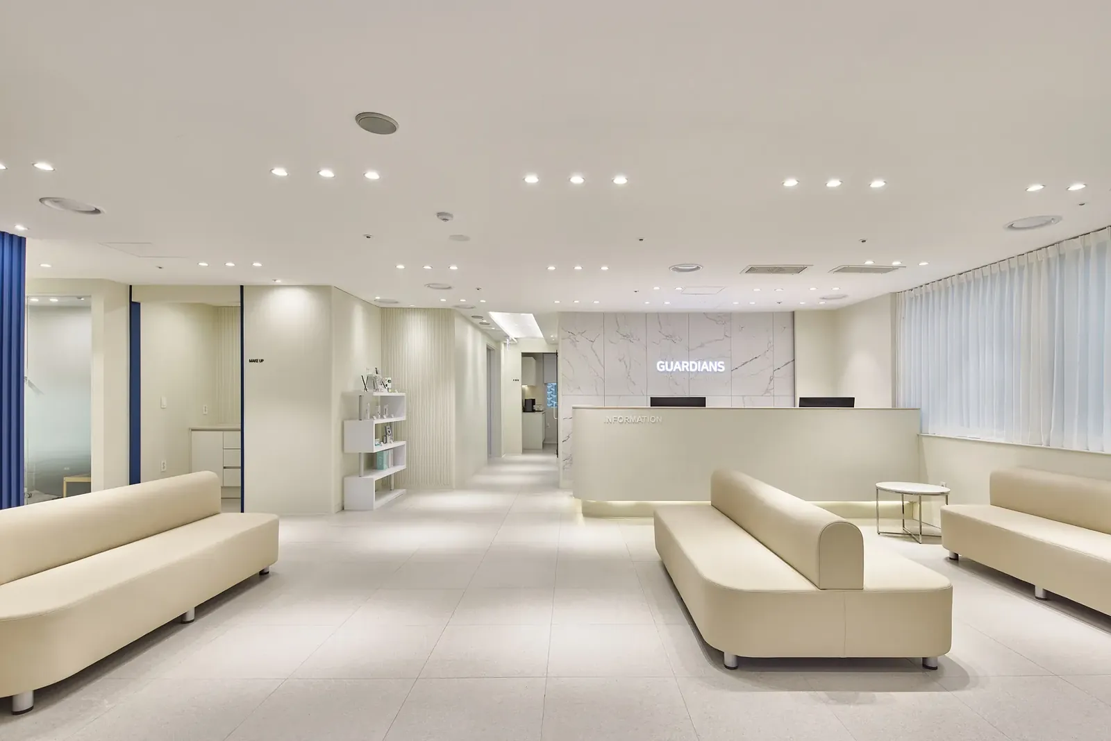 Renovated lobby at Guardians Dental Myeongdong